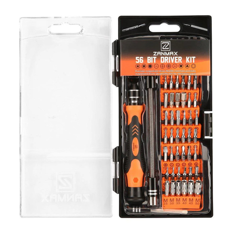 Zanmax 56 Bit Magnetic Screw Driver Set - معدات